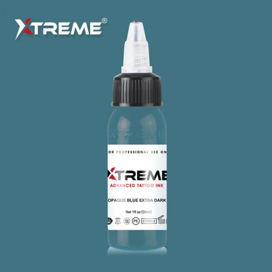 Тату краска Xtreme Ink Opaque Blue Extra Dark