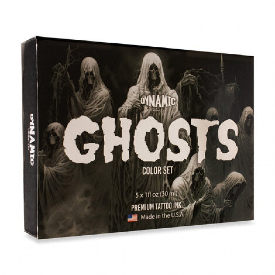 Тату краска Dynamic Colors Ghosts Color Set (5 пигментов) 30 мл